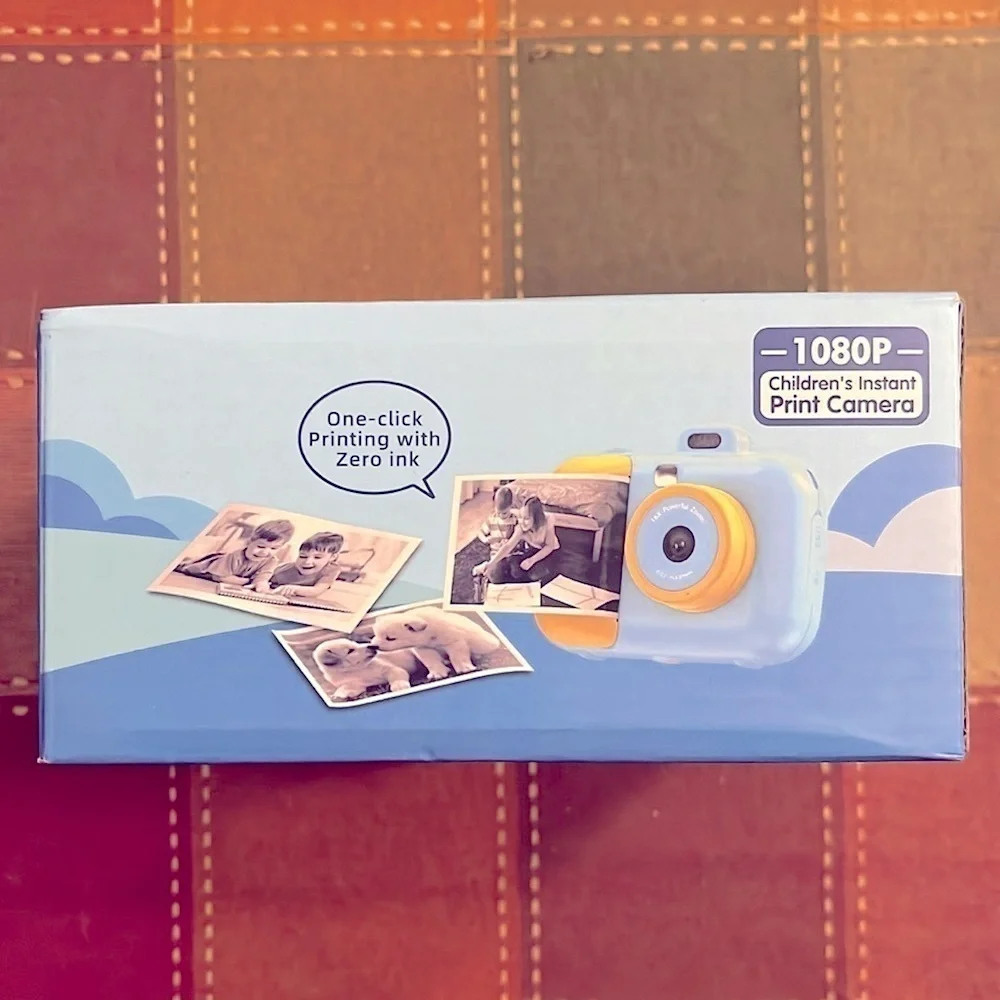 Brand New Kids Instant Print Digital Camera Thermal Photo Prints 32GB SD Card